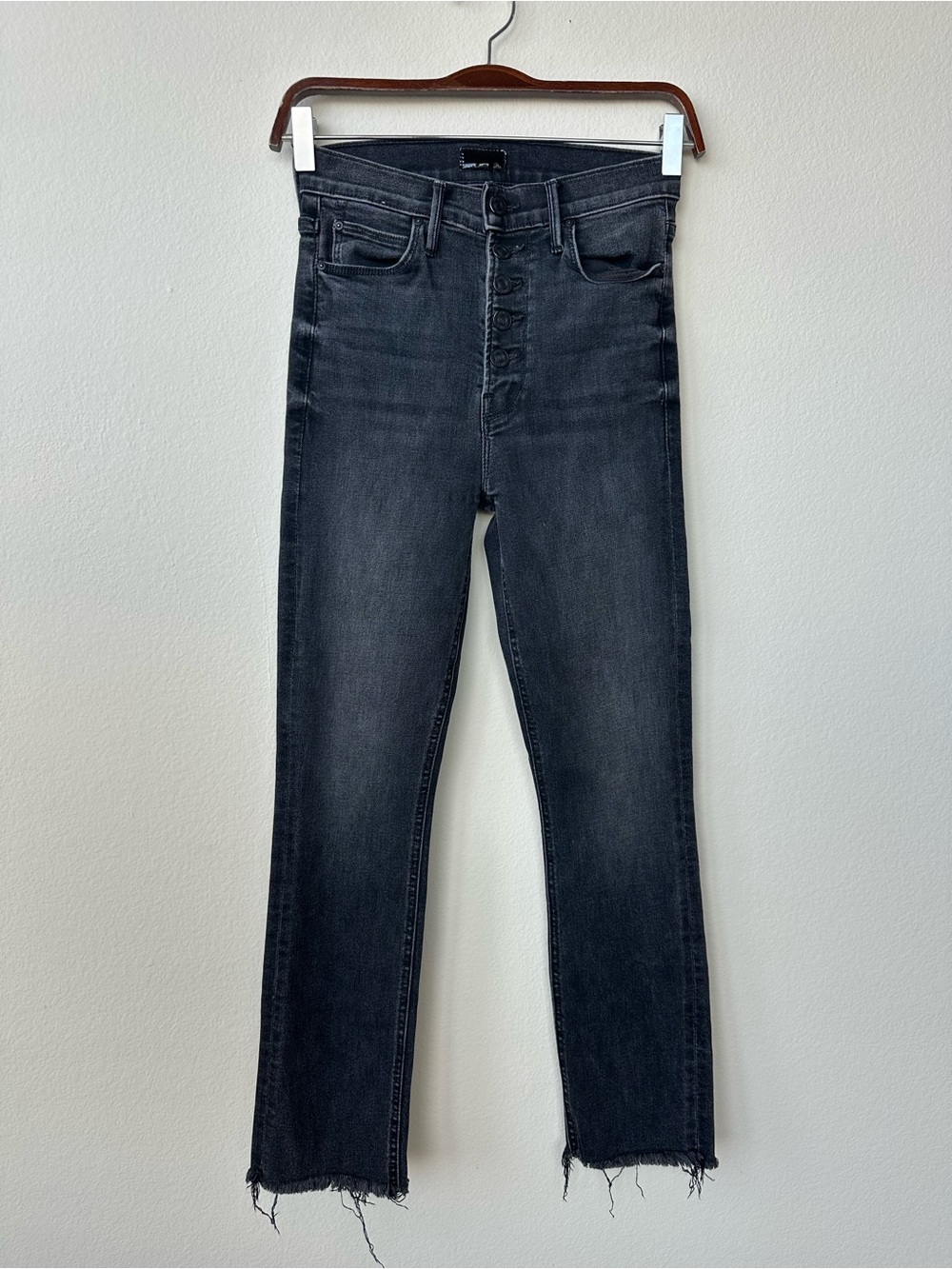 MOTHER The Pixie Dazzler Fray Ankle Jean Women’s 25 550